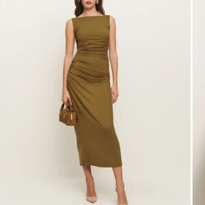 Reformation Olive Midi Dress